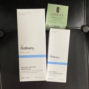 The Ordinary Body Skin Care Bundle Plus Clinique Cleansing Balm